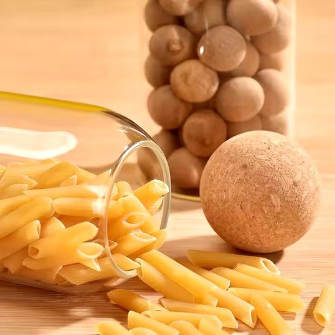 Voorraadpotten – Set van 3 met Bamboe Deksel