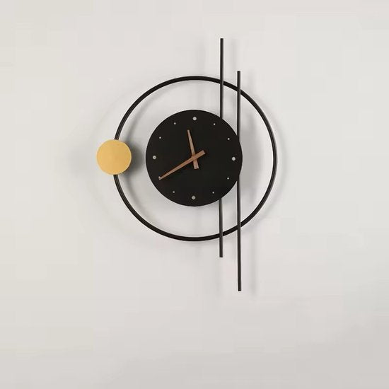 Wandklok Metaal zonder cijfers - Rond 50cm