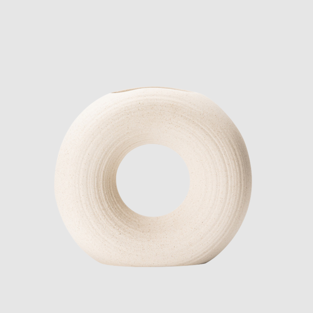 Ronde Keramische Vazen – Set van 2