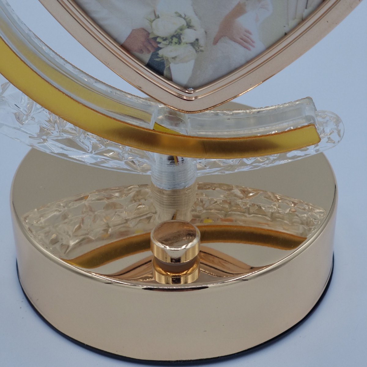 Hart Fotolijst - Goud & LED