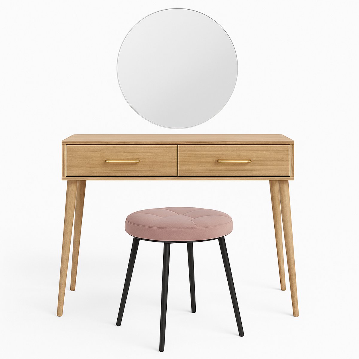 Make-up Kruk – Ronde Poef