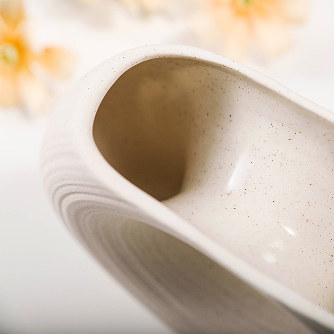 Ronde Keramische Vazen – Set van 2