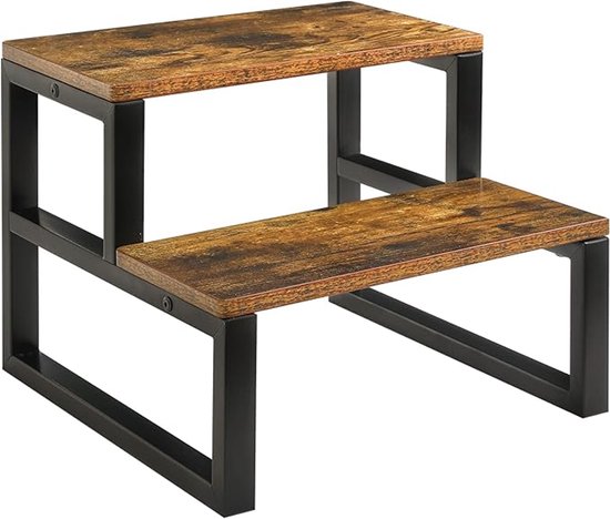 Opstapje Opstapkruk 2 Treden – Vintage Bruin/Zwart