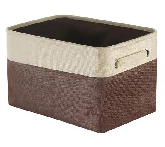 opbergmand - Bruin -opbergmanden - 25L- set van 3