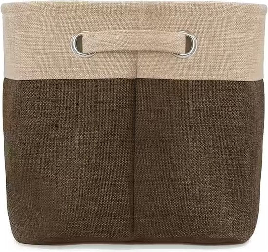 opbergmand - Bruin -opbergmanden - 25L- set van 3