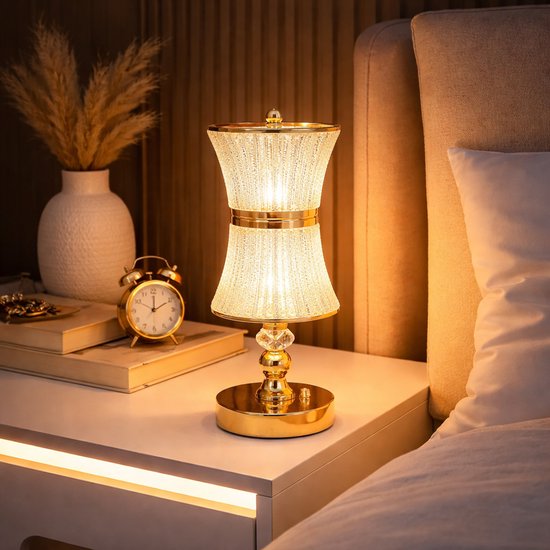 LED Tafellamp met Touchbediening – 3 Kleuren