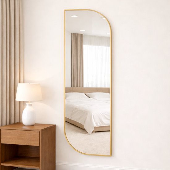 Passpiegel  goud 160x50 cm