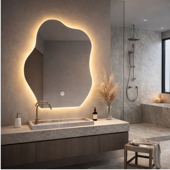 Badkamerspiegel met Verlichting 60x80 cm