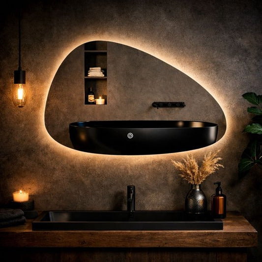 Badkamerspiegel met Verlichting 80x50 cm