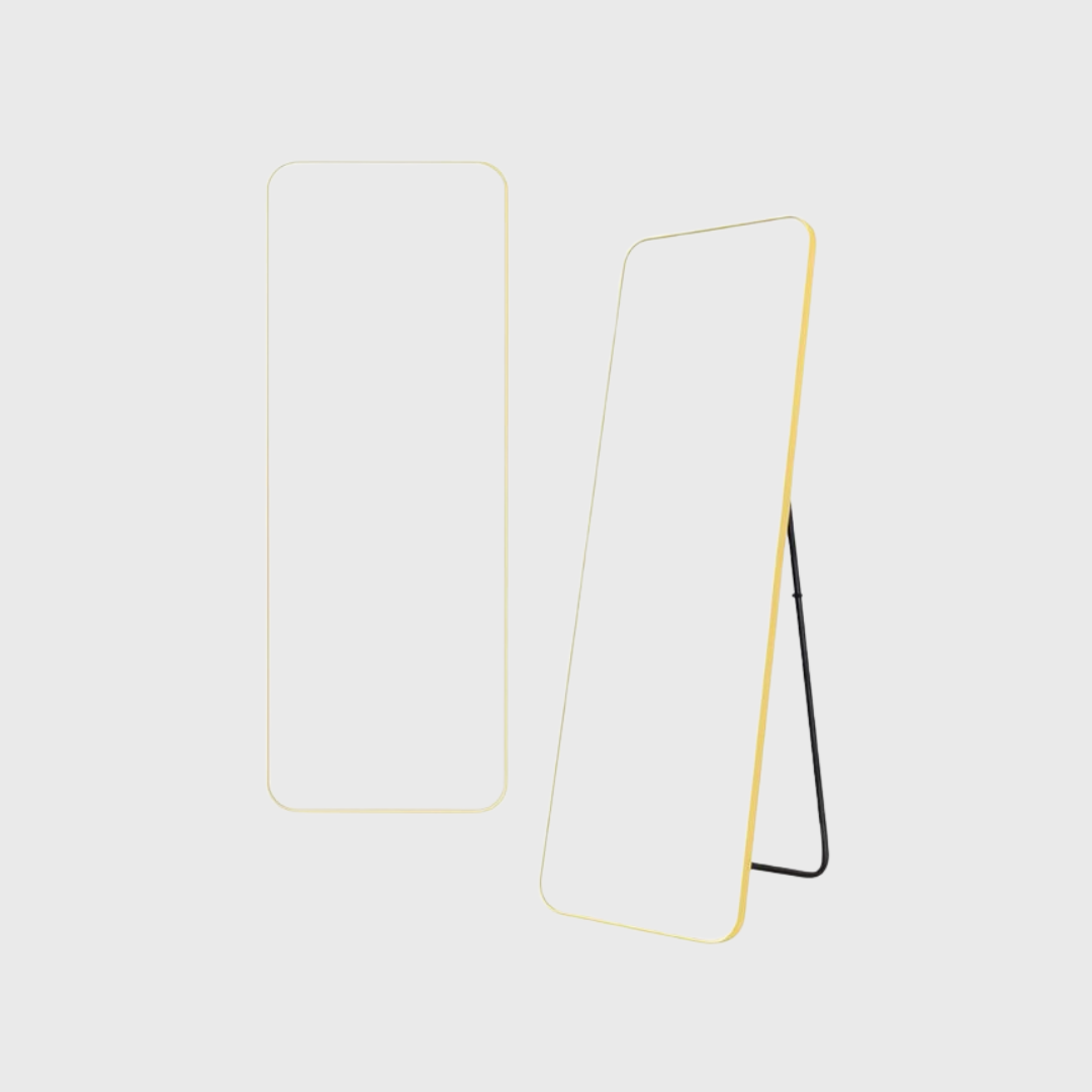 Luxe Ovale Passpiegel Goud - 160x50 cm