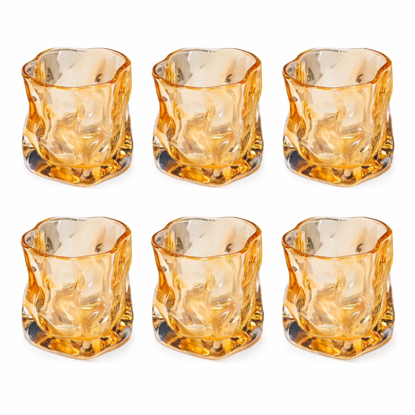 Gedraaide Glazen – Set van 6