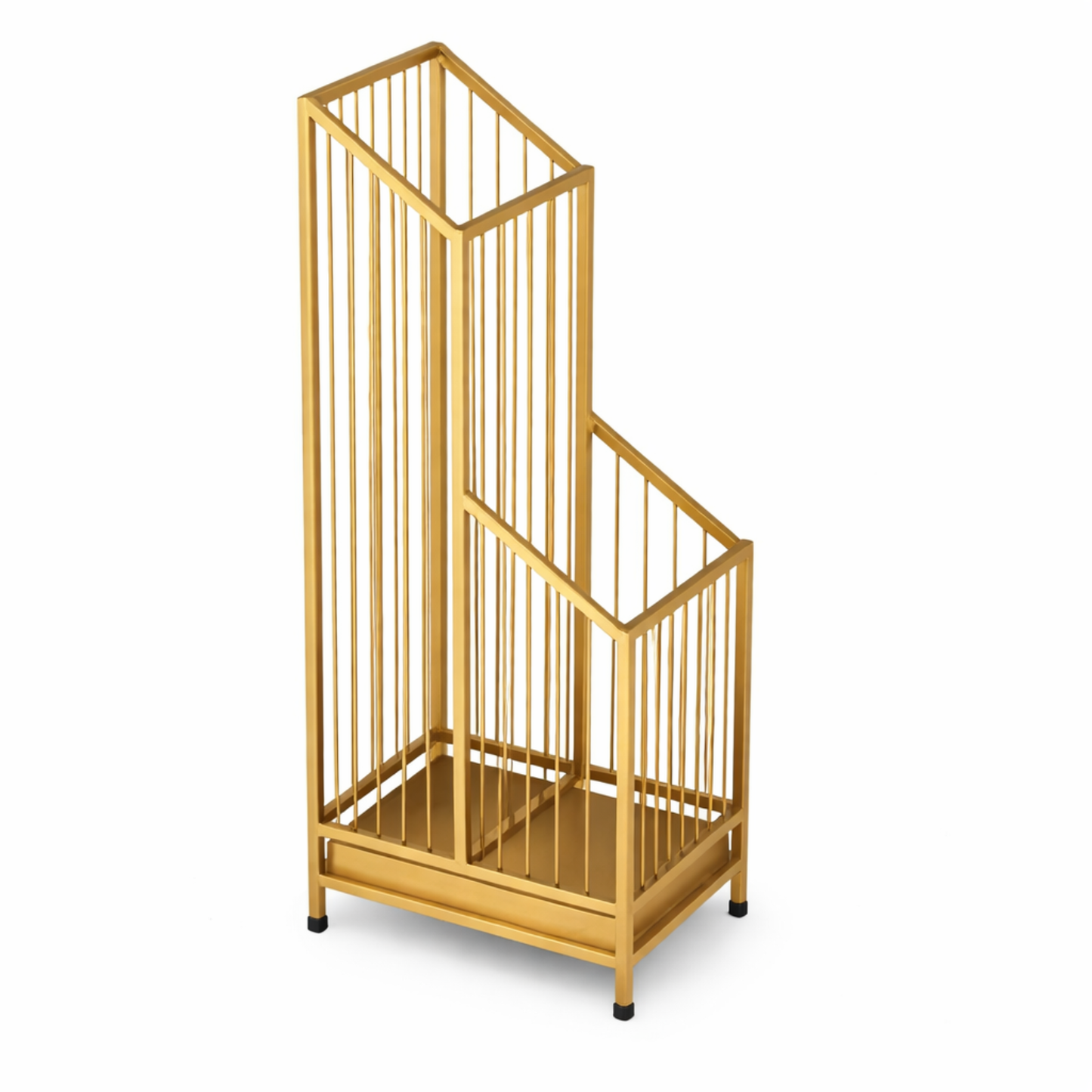 Paraplubak met Lekbak- Parapluhouder - Goud-62x25x20cm