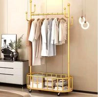 Kledinghangers- Goud-Wit -  170x80x32cm